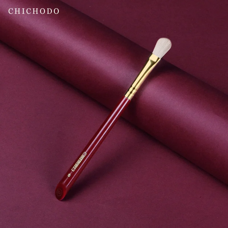 CHICHODO Makeup Brush-Luxurious Red Rose Series-High Quality Goat Hair Eyeshadow Brush-Cosmetic Tools-Natural Hair Make up Pen