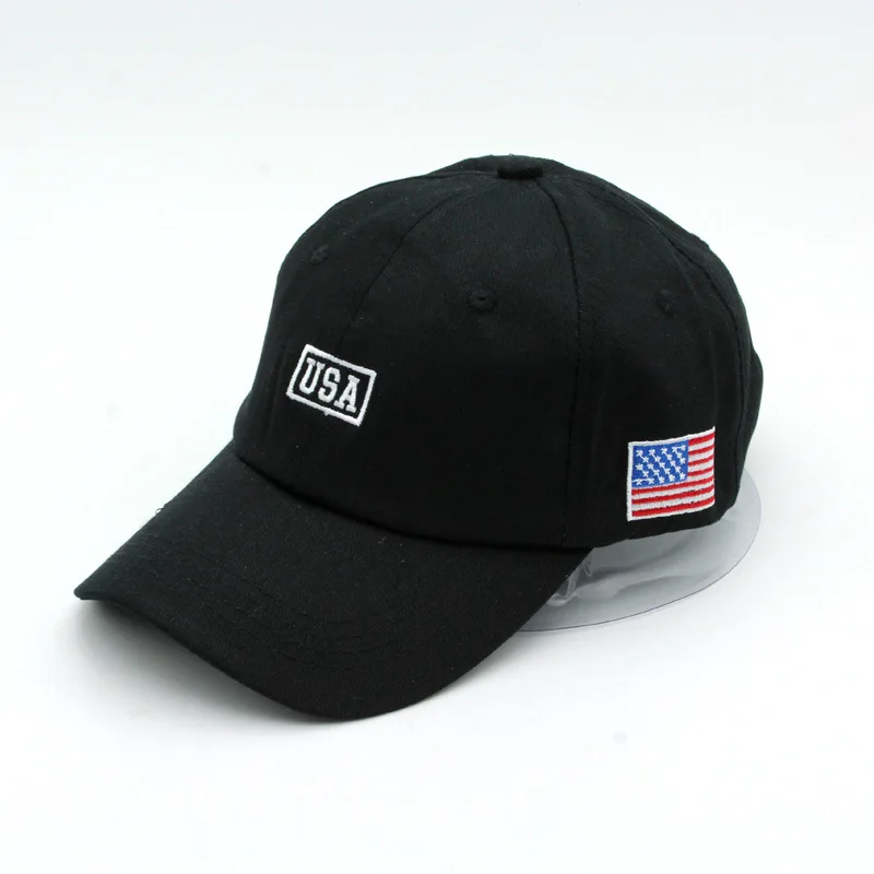 New Simplicity Hats American Flag USA Letters Embroidery Baseball Caps Men And Women Outdoor Sports Sunshade Caps