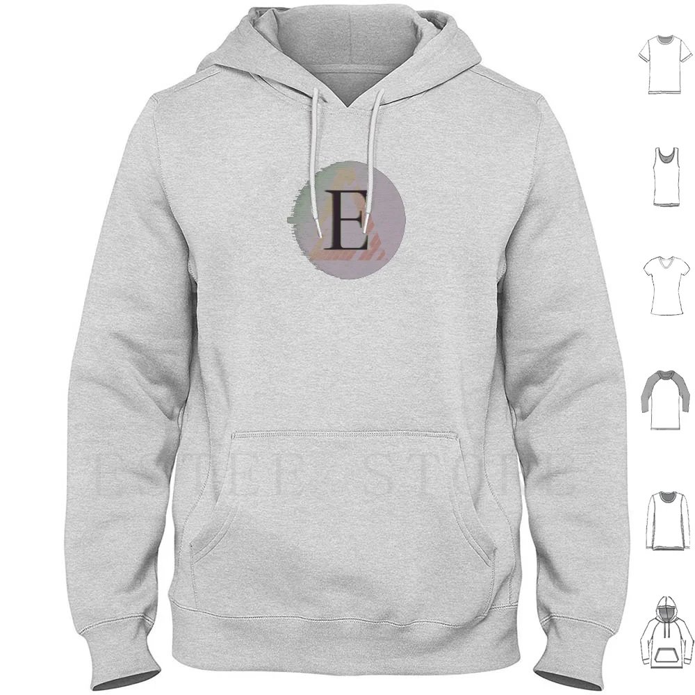 Extratone Logo [ Distressed ] Hoodies Publishing Digitized Pixelized Logo Magazine Web Spectrum Gradient Vaporwave