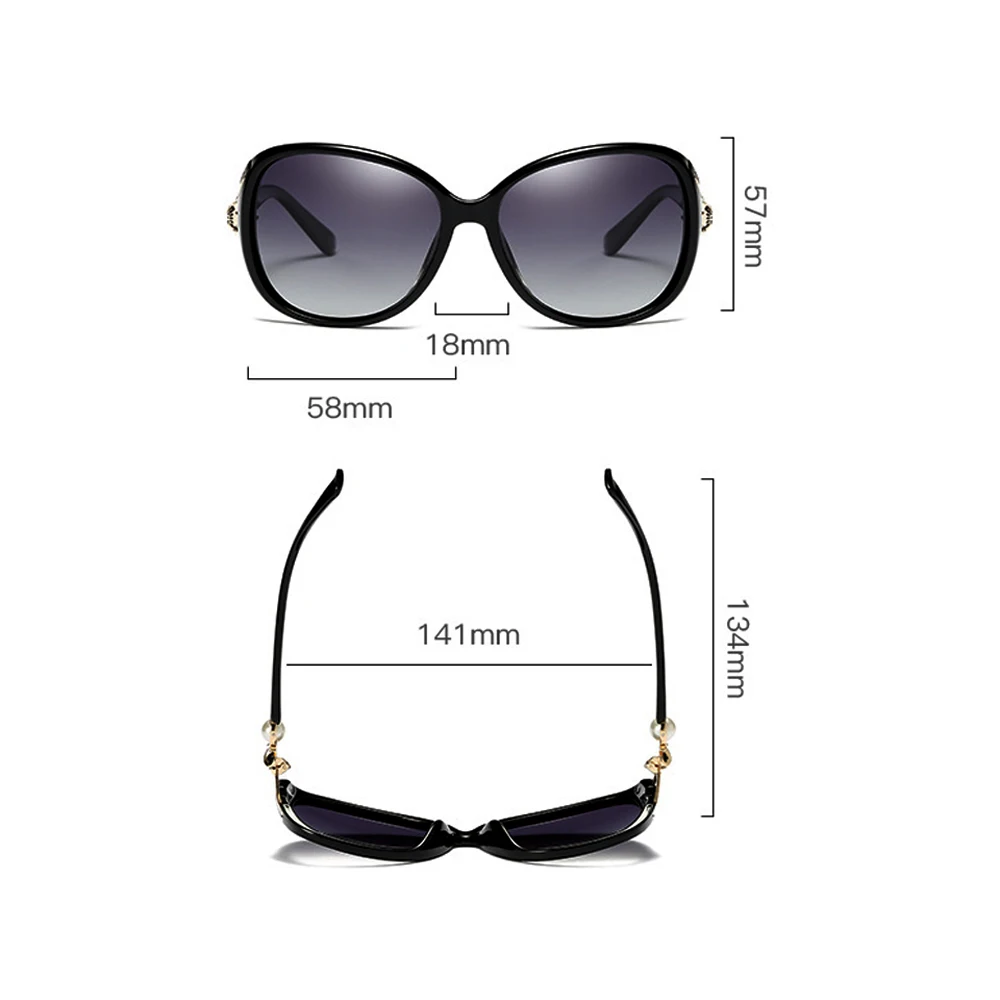 Shopping Beach Driver Sun Glasses Ladies Polarized Mirror Sunglasses Custom Made Myopia Minus Prescription -1 to -6 image 4