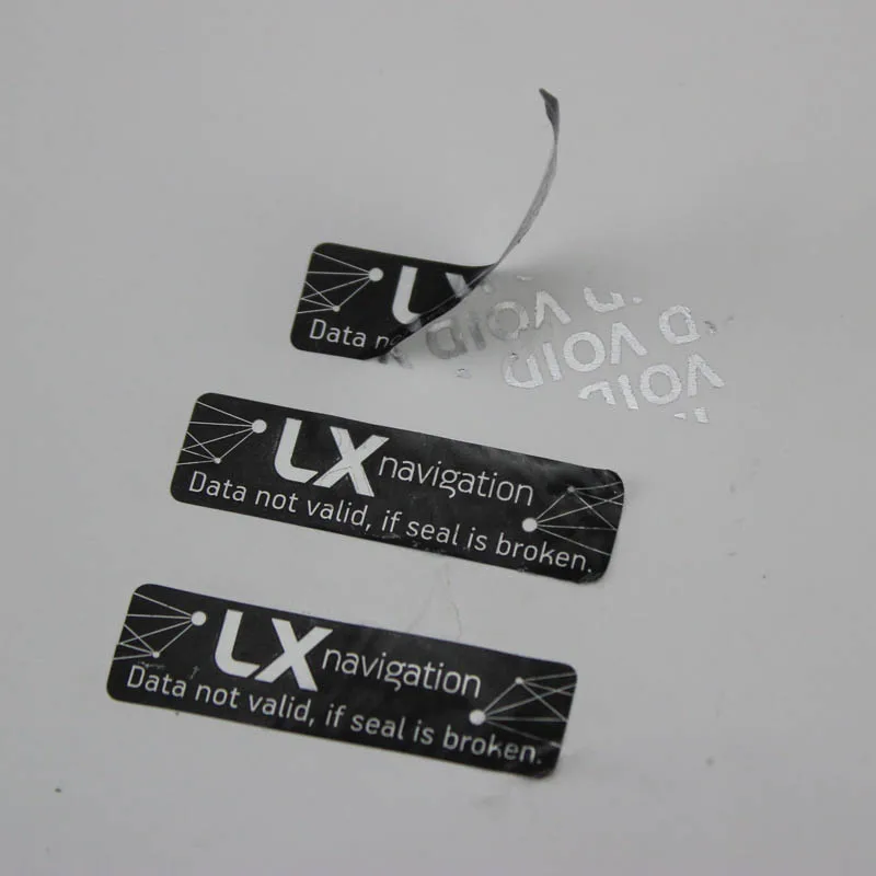 Ant-counterfeiting fragile paper warranty sticker,China OEM manufacturer printing customer security self adhesive sticker