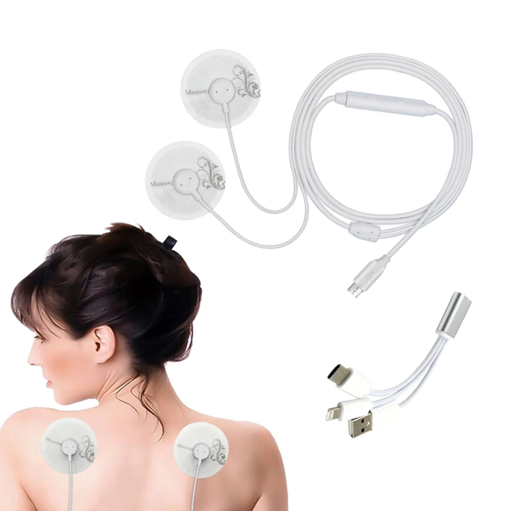 Portable Mini EMS Massager Powered by Mobile EMS Body Training Electronic Pulse Electrode Muscle Stimulator Exercise TENS