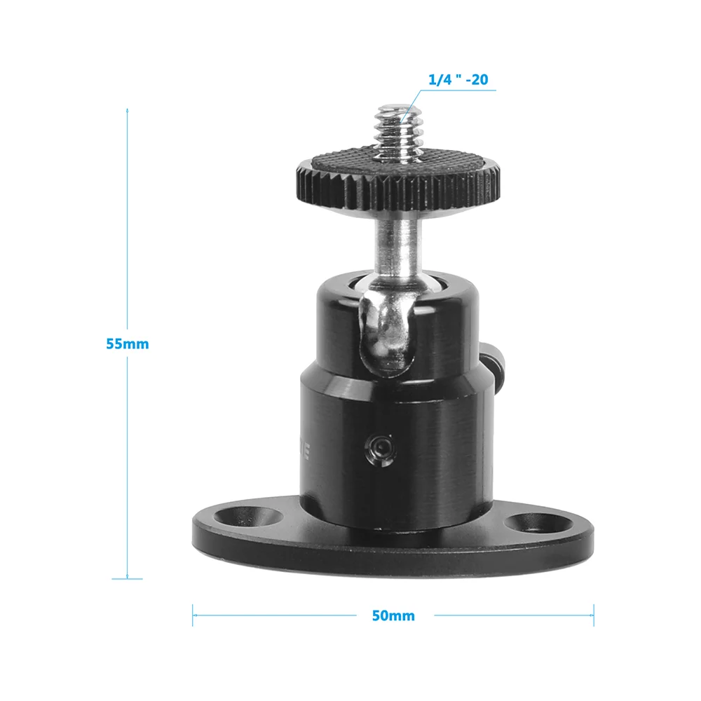 CAMVATE Mini Ball Head Bracket Holder With 1/4\