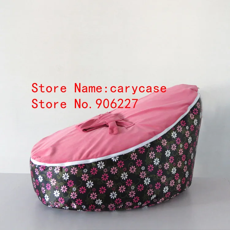 butterfly design Super Soft Baby Chair kids/Infant Bean Bag Bed Cover,harness belt kids beanbag sleeping beds