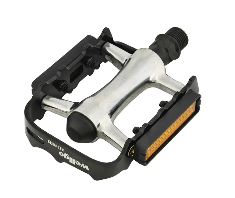 WELLGO M248 Mountainbike Pedal Rennrad Fixed Gear DU Lager Rutschfeste Ultraleichte Pedal Pedal Gewinde Fahrrad Zubehör – Detail 13