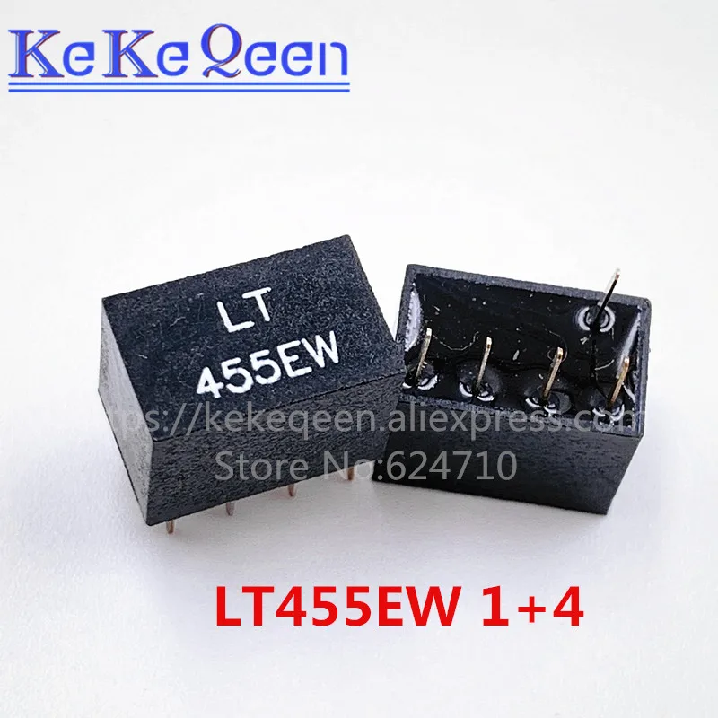 

Керамический фильтр для реле сигнала связи LT455EW LT455E 455E 455 1 + 4 5Pin DIP-5 455 кГц, 20 шт.