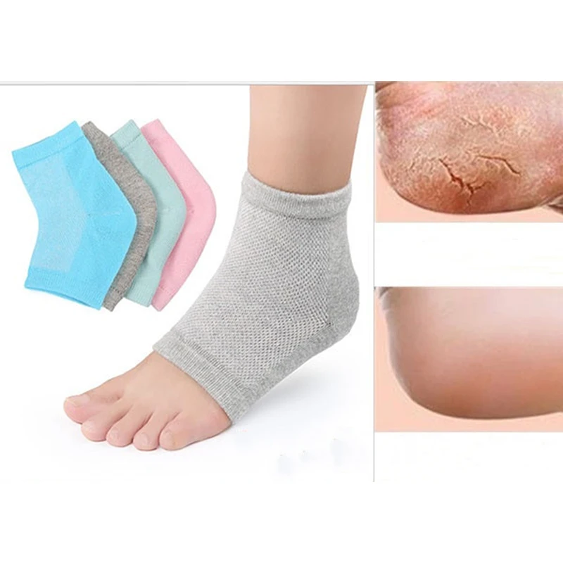 

Women Mesh Anti-Dry Heel Socks Fashion Heel Female Cotton Socks Breathable Sweat-Absorbent Heel Cover Socks