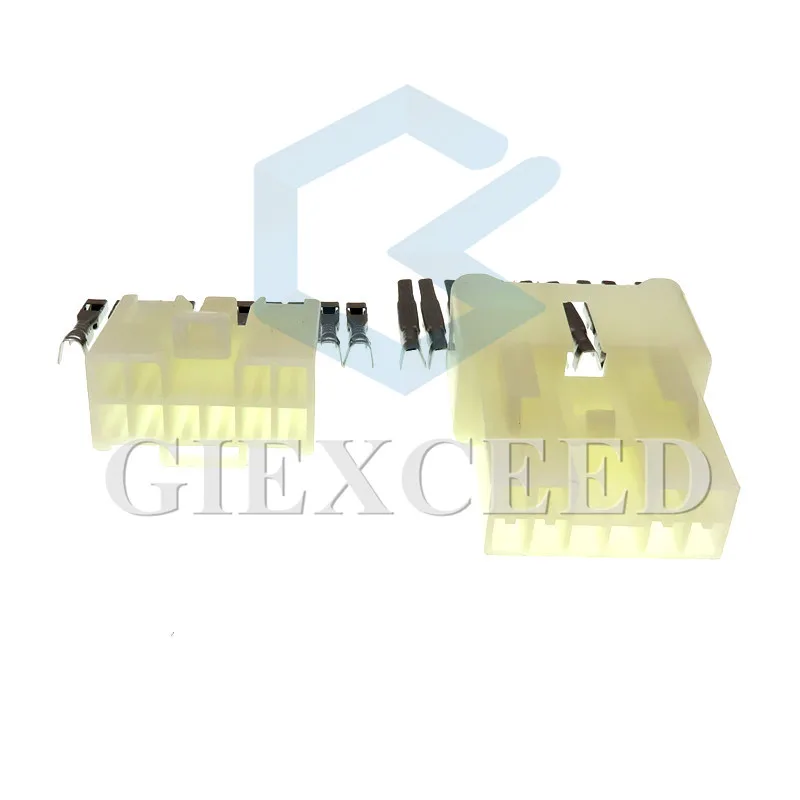 2 Sets 10 Pin 7122-1300 7123-1300 Auto CD Wire Socket Male Female Kit Series(090) Automotive Electrical Wire Connectors