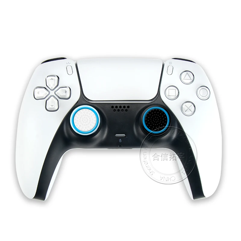 Hothink capa luminosa de joystick para ps5 ps4, 10 peças, polegar noctilucente de aperto, botões para playstation 5 4