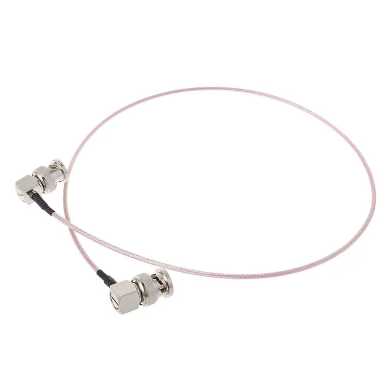 H7JF SDI Video Connector Cable RG179 BNC Male To BNC Right Angle Plug For BMCC Blackmagic Camera