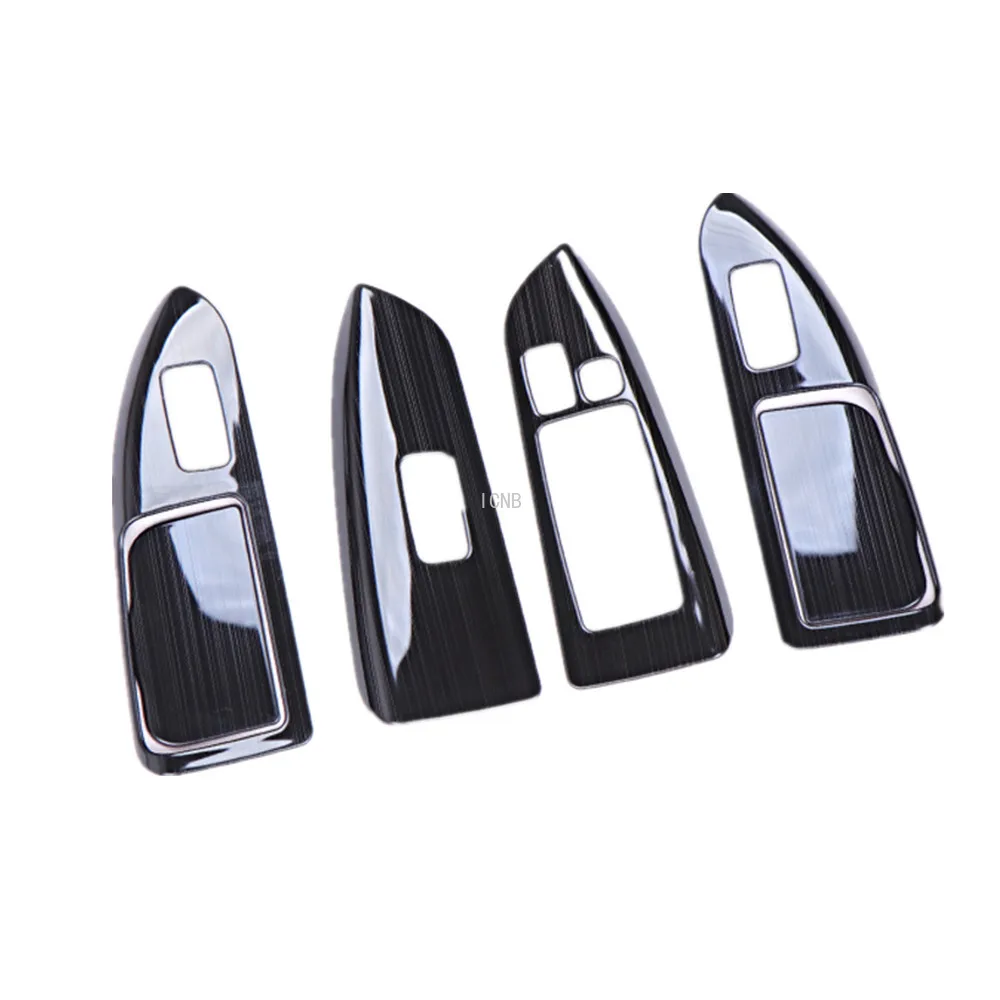 For Toyota Land Cruiser Prado 120 2003 2004 2005 2006 2007 2008 2009 Stainless Steel Glass Panel Accessories