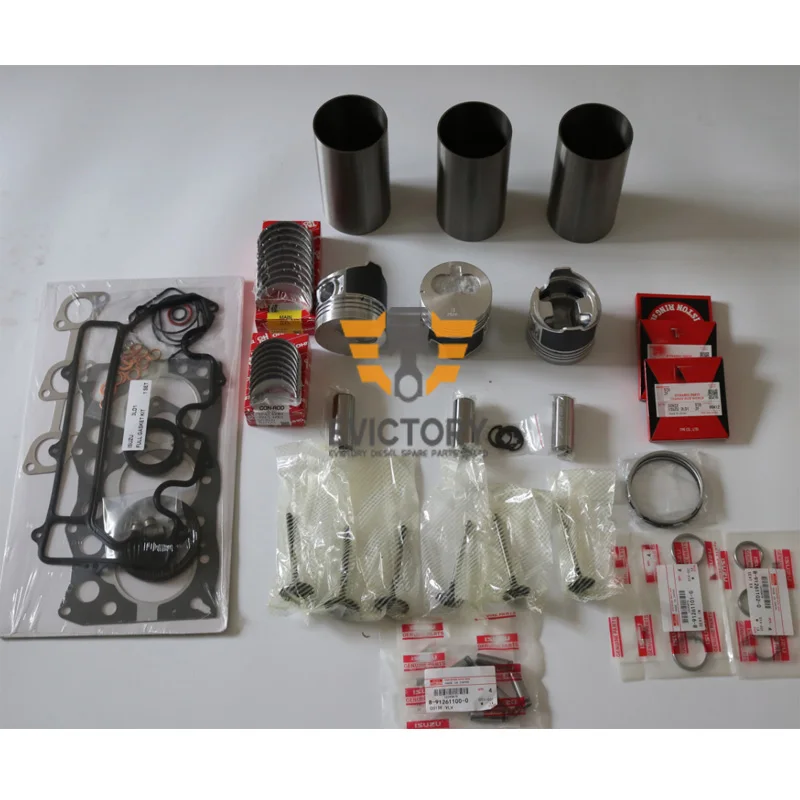 

For Isuzu Liner Kit 3LD1 piston + ring cylinder liner crankshaft bearing con rod bearing full gasket