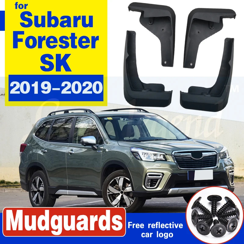 

Set Molded Mud Flaps For Subaru Forester SK 2019 -on Mudflaps Splash Guards Flap Mudguards Fender Front Rear 2018 2020