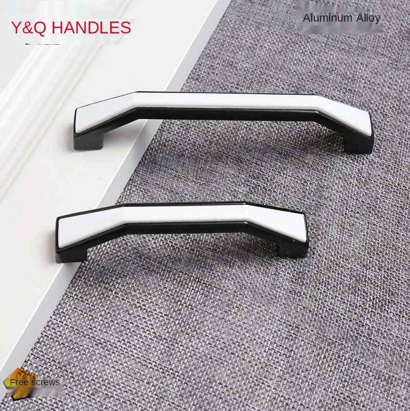 

Handles Drawer Cabinet Furniture Kitchen Handles for Cabinet Knob Door Drawer Furniture Kitchen Knob Black White Hardware