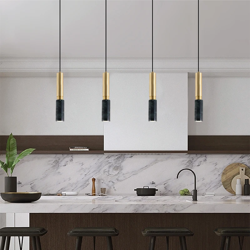 

Nordic Pendant Lamp For Bedroom Small Chandelier Modern Simple Dining Room Light Bar Counter Shop Window Marble Single Drolight
