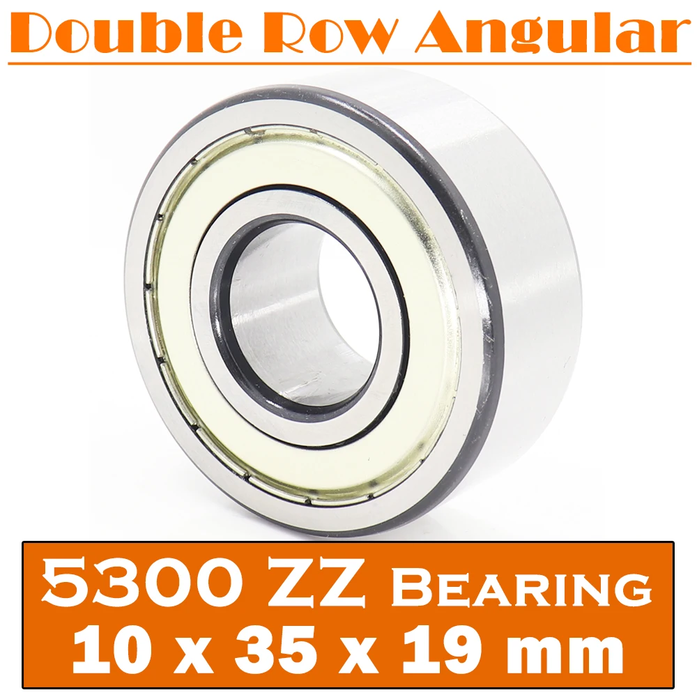 5300 ZZ Bearing 10*35*19 mm ( 1 PC ) Axial Double Row Angular Contact 5300ZZ 3300 ZZ 3056300 Ball Bearings