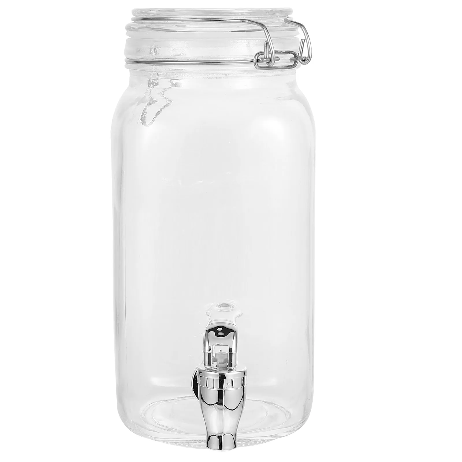 Dispenser Glass Drink Beverage With Jar For Barrel Lemonade Juice Parties Spigot Dispensers Mason Party Spout Tea Whiskey