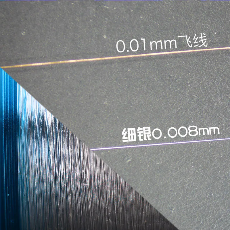 MECCANICO FXV009 FXV08 Superfine Argento di Salto Filo di 0.009 millimetri 0.008 millimetri Ultra Sottile Linea di Volo per il Telefono di Impronte Digitali Chip della Scheda Madre di riparazione
