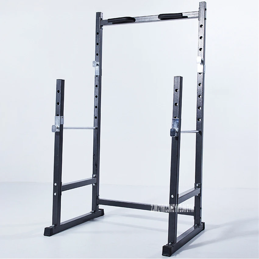 

D-50 Weight Bench Half Frame Squat Barbell Rack Indoor Fitness Pull Up Weightlifting Bed Bench Press Frame Barbell Lifting Bench