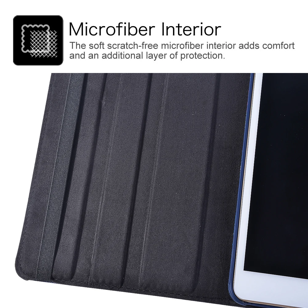 360 Rotating Case for IPad 8th 7th 10.2 Inch/ Pro 10.5 Inch/IPad Air 10.5 Inch PU Leather Smart Tablet Cover Case