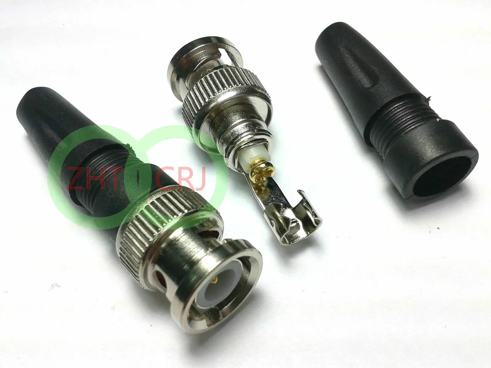 

BNC male Plug male pin Cables Soldering Iron Plastic tail CONNECTOR RG59 New