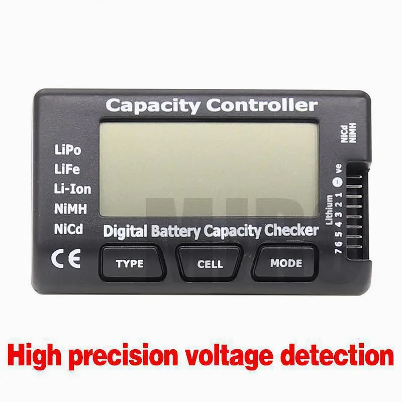 RC Cellmeter 7 Digital Battery Capacity Checker Controller Tester Voltage Tester for LiPo Life Li-ion NiMH Nicd Cell Meter