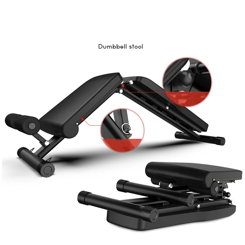 Multifunctional Foldable Dumbbell Bench For Abdominal Fitness another Bench Exercise Equipment Weight Bench Load of 350 kg