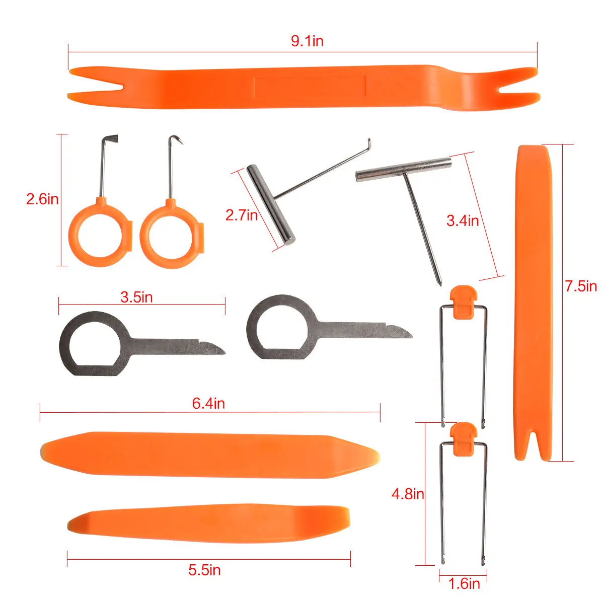 Autoradio pannello Audio Trim porta Clip rimozione fabbro Kit di strumenti pompa cuneo PDR plastica stampaggio finestra Clip di fissaggio accessori