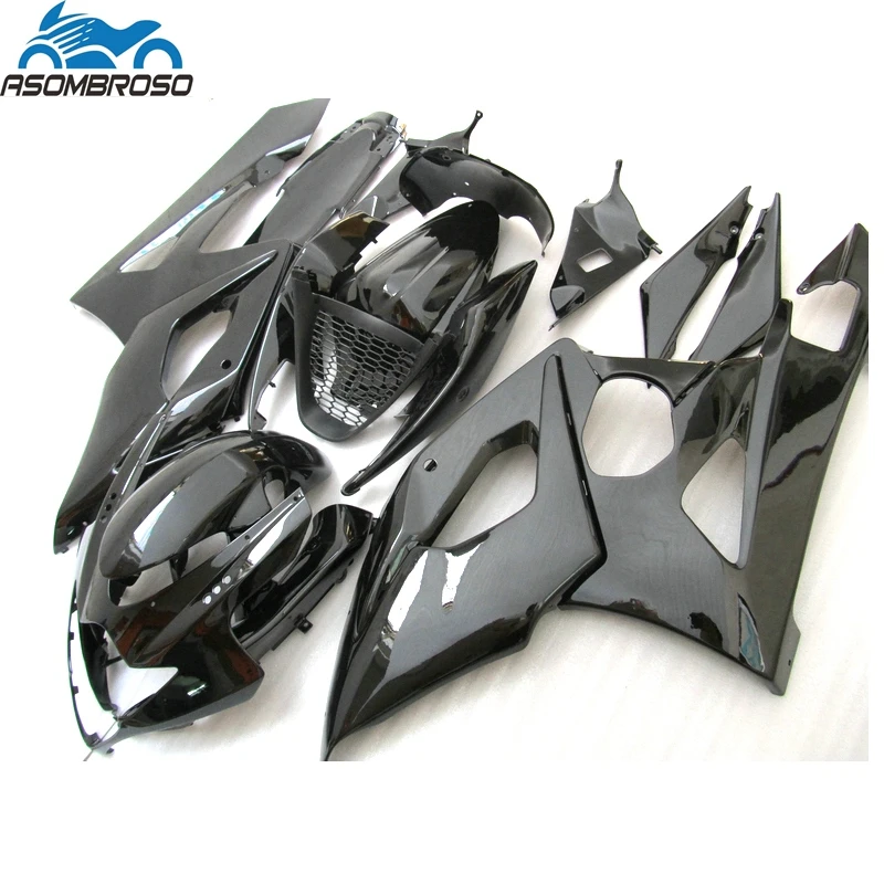 

Best selling motorcycle kits 2005 2006 Injection Fairing kit for SUZUKI GSXR 1000 black gsxr1000 K5 k6 fairings CM72