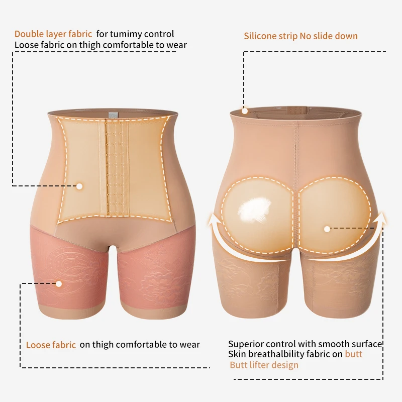 Faja Shapewear Taille Trainer Körper Shaper für Frauen Kolben-heber Hohe Taille Steuer Höschen Bauch Shaper Gürtel Abnehmen Unterwäsche