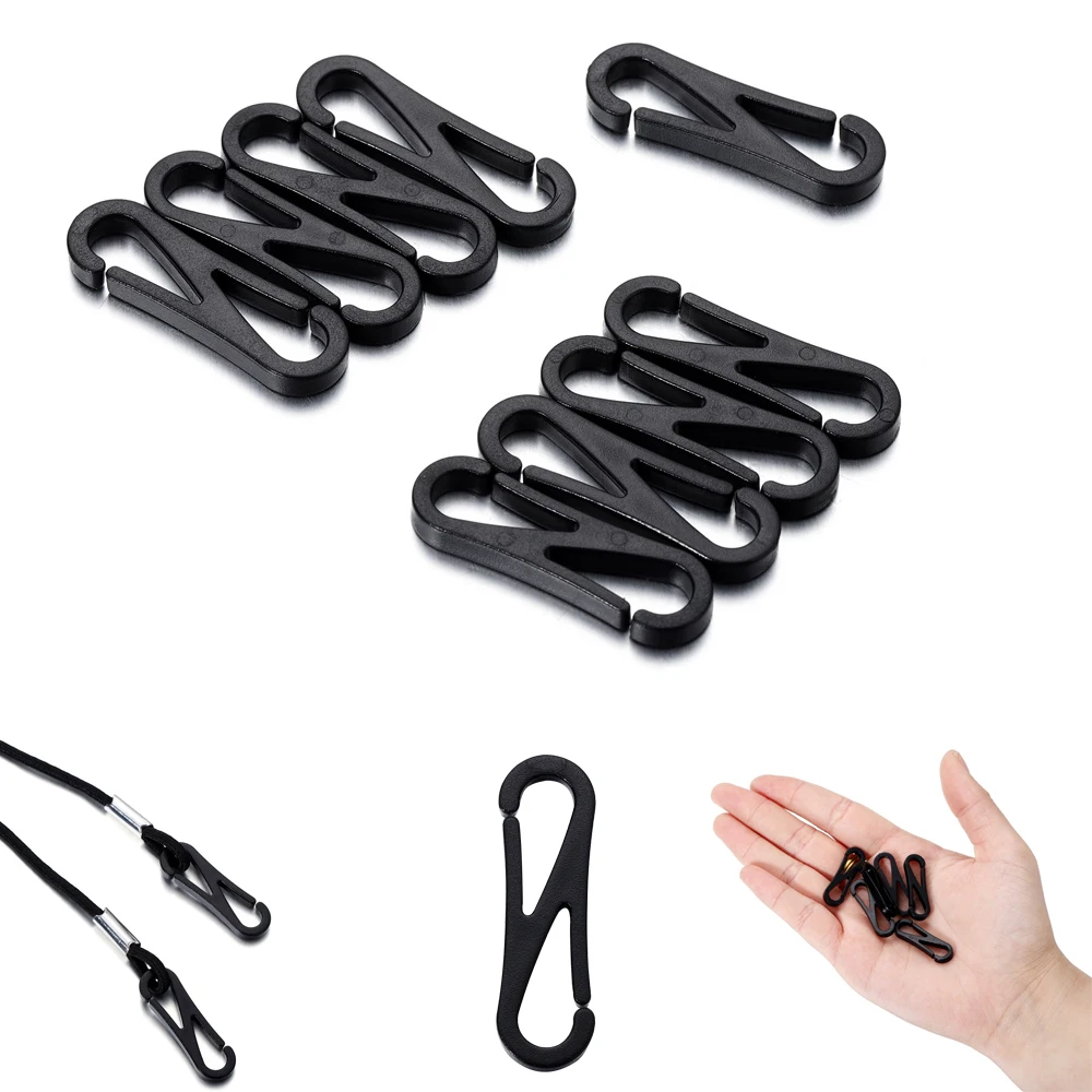 30Pcs/Lot Mask Lanyard Hook Snap Clips DIY Mask Durable Lobster Clasp For Zipper Pull Plant Sunglasses Cord Holder Strap Connect