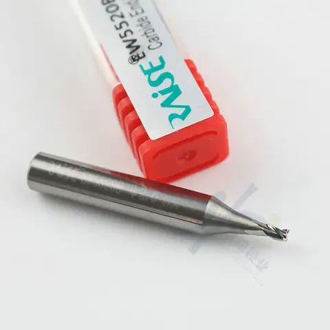 Fresas de extremo de carburo de marca elevadas 2,0, para corte de llaves, copia, máquina duplicadora, piezas de broca
