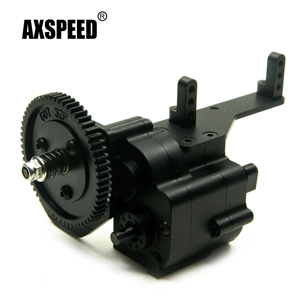 

AXSPEED Metal 2 Speed Gearbox Transmission Motor Gear for Axial Wraith SCX10 1/10 RC Crawler Car Upgrade Parts