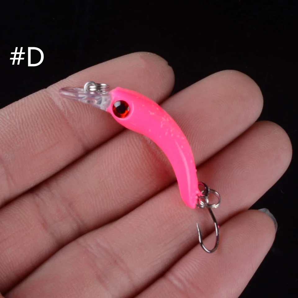 8PCS 4cm 1.5g Small Fishing Lures Minnow Wobblers Fishig Carp Bait Hard Bait Artificial Crankbait Jerk Bait Pesca Fishing Tackle