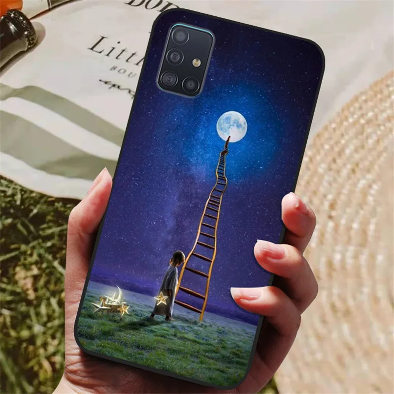 For Samsung Galaxy A31 A51 A71 Case Silicon Back Cover Phone Case For Samsung A51 A71 A31 A315 A515 A715 Soft Case bumper coque