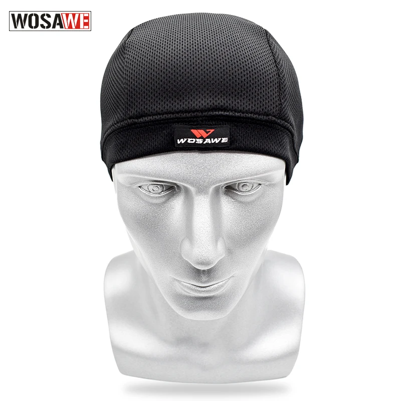 WOSAWE Motorcycle Helmet Inner Cap Quick Dry Breathable Hat Racing Cycling Cap Under Helmet Sweat hat for Helmet Motocross cap