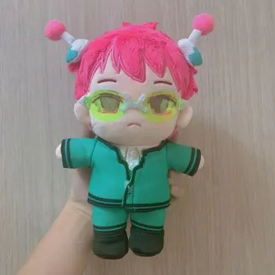 

Japanese anime Saiki Kusuo no sai-nan psychics Plush toy Change clothes Soft Stuffed Animals doll Children's Birthday Gifts