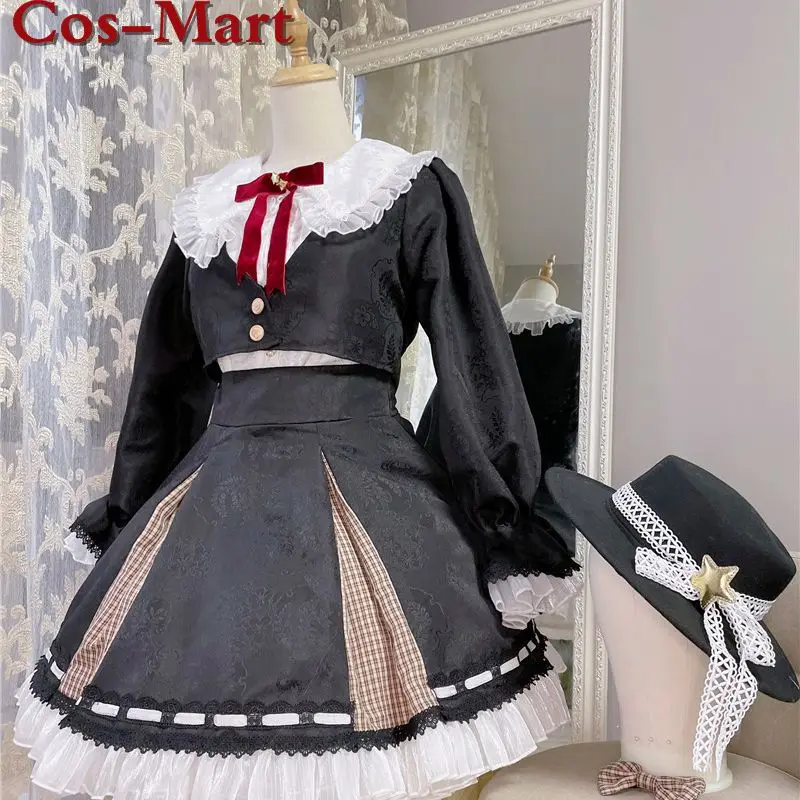 Cos-Mart Game Touhou Project Maribel Hearn/Usami Renko Cosplay Costume Sweet Cute Lolita Dress Activity Party Role Play Clothing