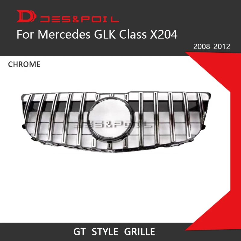 GLK GT Grille Panamericana Grill For Mercedes Benz X204 Front Grill 2008-2015 SUV GLK250 GLK300 GLK350