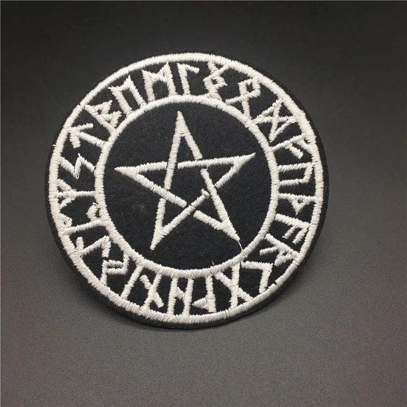Parche bordado estrella de cinco puntas táctico para coser o planchar - imagen 4