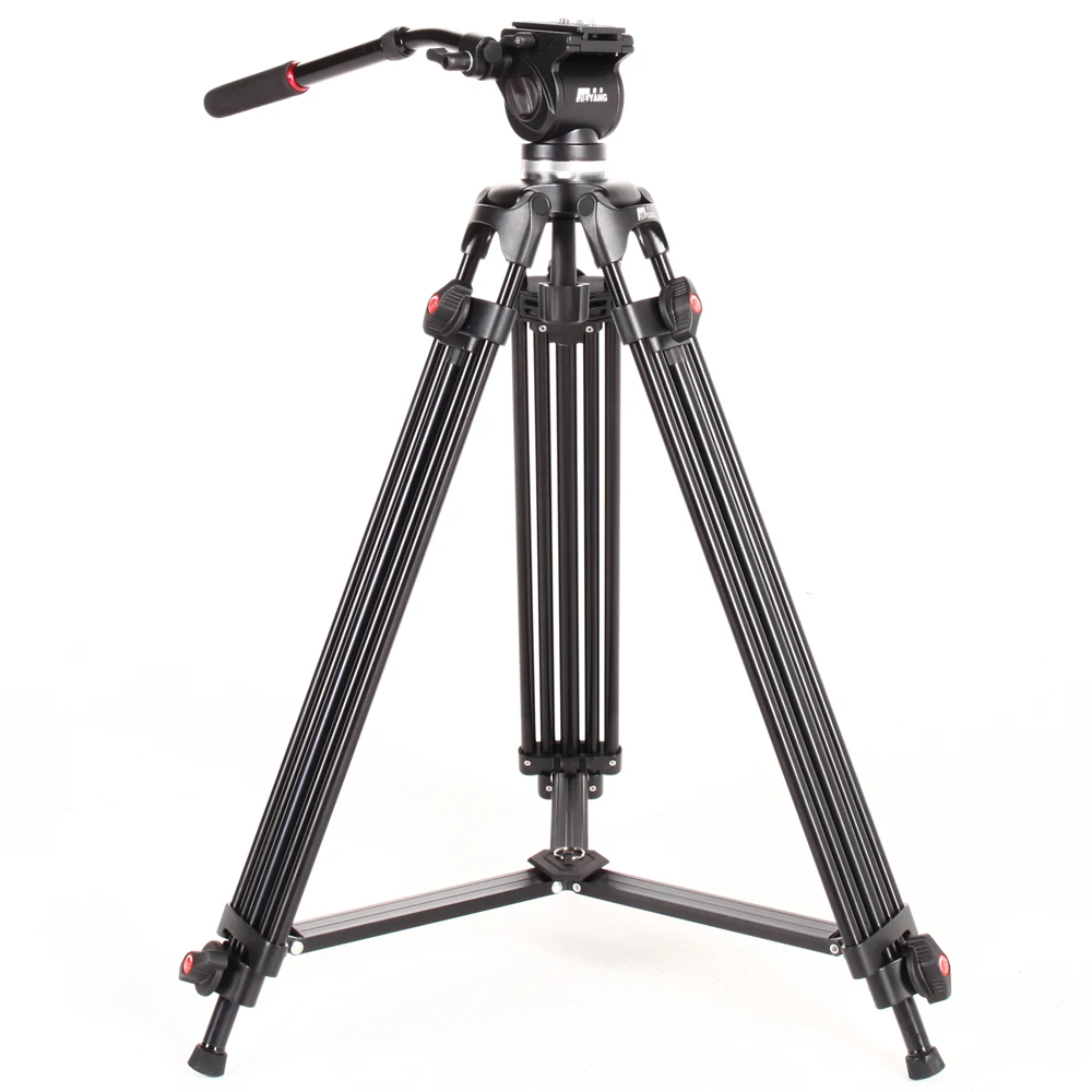 JIEYANG JY0508 JY-0508 Professional Tripod Camera Tripod for Video Dslr 5KG Load Tripod with Fluid Head Damping for Video