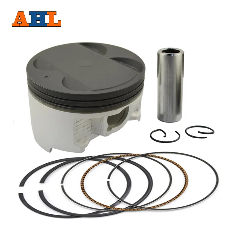 AHL STD +25 +50 +75 +100 83mm 83.25mm 83.5mm 83.75mm 84mm Motorcycle Piston & Ring Kit For Yamaha YP400 YP Majesty 400