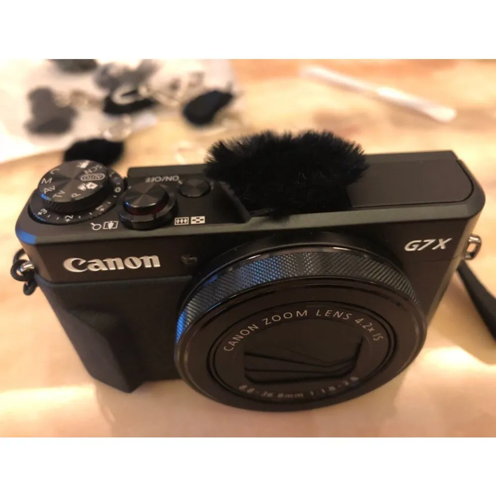 10 шт., шумоглушитель «мертвый кот» для Canon G7x Mark II Micromuff для микрофона Canon G7X MARKII