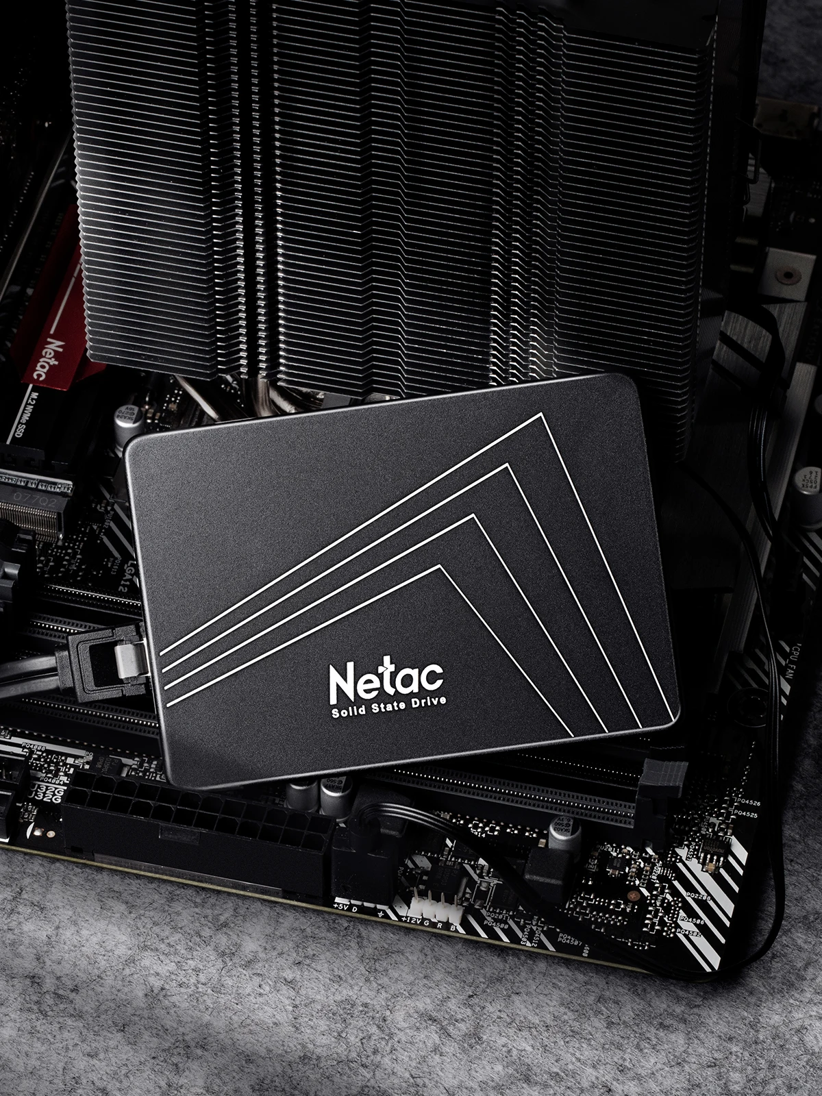 Netac 2.5'' SSD SATA3.0 1TB 2TB Dysk Twardy SATA 512GB 256GB 128GB Wewnętrzny Dysk Półprzewodnikowy 2.5 cala SATAIII do Komputera Stacjonarnego Laptopa — zdjęcie produktu 7