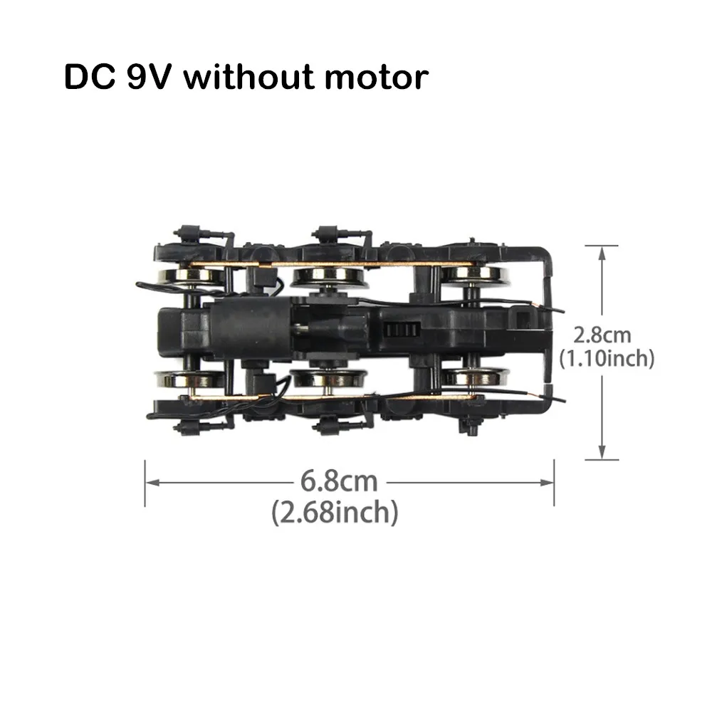 Kit de train l'inventaire à l'échelle HO 1:87, 9V, universel, sans moteur, accessoires de bricolage