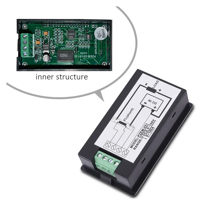 CG FL-2C 10A 15A 20A 30A 50A 75A 100A 75mv Digitális feszültség Egyenáram Tolatás Analóg Ampermérő aktuális Fogyasztásmérő Tolatás Ellenállás vel basenu