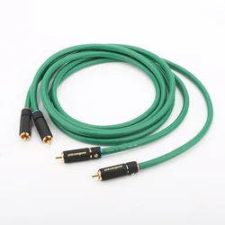 HI-End 2328 kabel Audio z męskiego na męskie HIFI kabel RCA 6N OFC RCA z męskiego na męskie kabel Audio