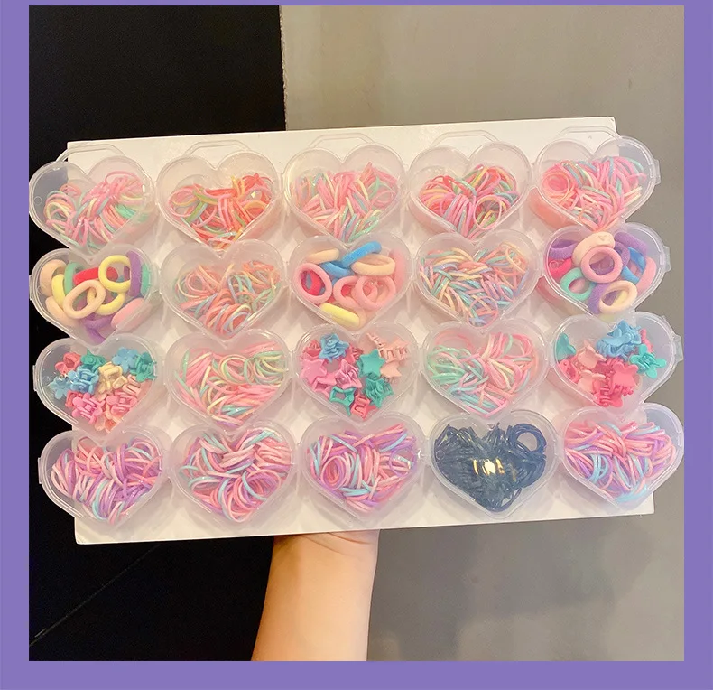 Suit Cartoon New Cute Color Love Sequins Sweet Bangs Hairpin Hair Ring Barrettes for Child Girls Accessories Headwear Wholesale