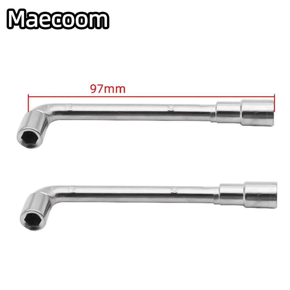 6mm 7mm L-shaped Wrench Hexagonal Wrench Fixing MK8 E3D Nozzle Mini Sleeve Wrench Maintenance Tools 3D Printer Parts Spanner