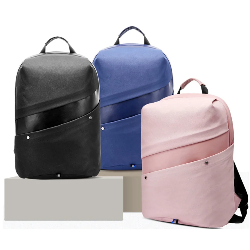 Fashion Anti-theft Casual Backpack Female Pink USB 15.6